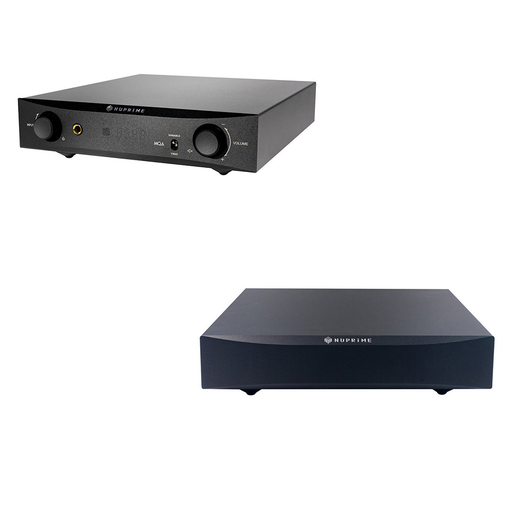 NuPrime Audio 9 Series Siyah Set (DAC-9X, STA-9X)
